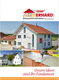 Unternehmensbroschüre Bauunternehmen Erhard 2022